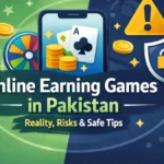 Online earning games in Pakistan with risks and safe tips