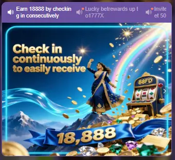V9 Game daily check in reward bonus 18888 coins Pakistan