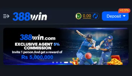 388Win app games dashboard with slots, crash, and plinko