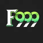 F999 game logo green and white design on black background
