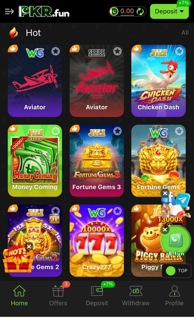 PKRFUN game